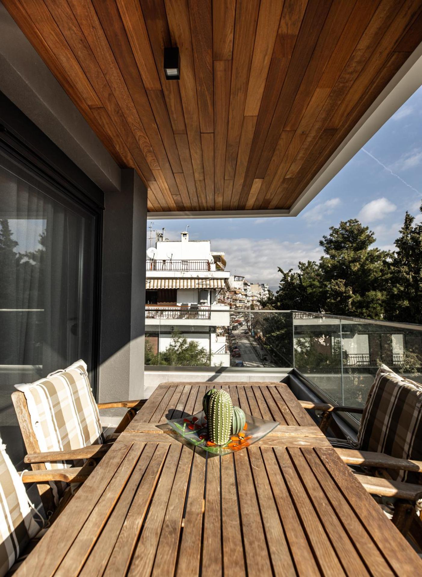 Cozy Apartment In Kalamaria, Thessaloniki Buitenkant foto